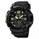 Skmei 1637 Digital Dual Movement 3 Time Sport Waterproof Wristwatch - Image 4