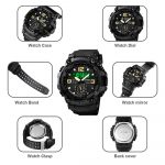 Skmei 1637 Digital Dual Movement 3 Time Sport Waterproof Wristwatch - Image 5