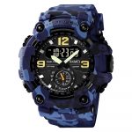 Skmei 1637 Digital Dual Movement 3 Time Sport Waterproof Wristwatch - Image 8