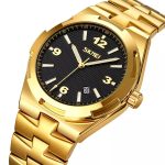 Skmei 9290  horloges High-end Luxury Stainless Steel Strap Watch