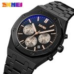 Skmei 9296 Stainless Steel Men Chronograph Quartz Watch