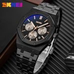 Skmei 9296 Stainless Steel Men Chronograph Quartz Watch - Image 4