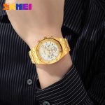 Skmei 9296 Stainless Steel Men Chronograph Quartz Watch - Image 9