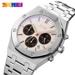 Skmei 9296 Stainless Steel Men Chronograph Quartz Watch - Image 12