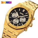 Skmei 9296 Stainless Steel Men Chronograph Quartz Watch - Image 6