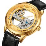 SKMEI M031 Mechanical Transparent Hollow Automatic Wrist Watch 
