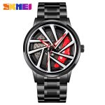 SKMEI 1990 Car wheel Rolling Dial Watch for Men