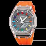 SKMEI 2100 Waterproof Countdown Stopwatch Led Light Electronic Movement Wristwatch - Image 4