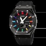 SKMEI 2100 Waterproof Countdown Stopwatch Led Light Electronic Movement Wristwatch - Image 5