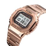 SKMEI 1456 cheap stainless steel 3atm waterproof mens simple watch - Image 9