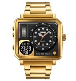 SKMEI 2025 high quality men multifunctional analog digital stainless steel watch - Image 3