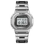 SKMEI 1456 cheap stainless steel 3atm waterproof mens simple watch - Image 3