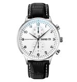 Skmei 9301 leather men quartz  stainless steel back watch - Image 7
