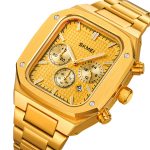 SKMEI 2201 Men Quatz Rectangle dial small three needle waterproof watch