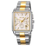 Man Business Commute SKMEI 2339 Stopwatch Function Quartz Leather & Stainless Steel Watch - Image 5