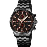 SKMEI 9334 Waterproof Stainless Steel Quartz Casual Wristwatch Vintage Business Fashion Watch