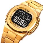 SKMEI 2004 Round Fashion Luxury Digital Watch Business Casual Style Waterproof Watch