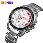 SKMEI 9167 Fashion High Quality Boutique Simple Texture Full of High-end Accessories  Men's Quartz Watch - Image 6