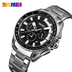 SKMEI 9167 Fashion High Quality Boutique Simple Texture Full of High-end Accessories  Men's Quartz Watch - Image 9