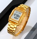 SKMEI 2277 Digital Azan Watch Qibla Direction Prayer Muslim Products Men Islamic Watch - Image 7