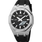 SKMEI 2243 Dual Movt Sports Watch for Men Cheap Silicone Wristwatch