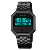 SKMEI 2350 Stainless Steel Sports Digital Chronograph Luxury Watch