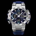 SKMEI 2499 Dual Display Analog Digital LED Electronic Quartz Waterproof Big Wristwatch - Image 3