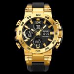 SKMEI 2499 Dual Display Analog Digital LED Electronic Quartz Waterproof Big Wristwatch