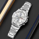 SKMEI 2561 Luxury Business Stainless Steel  for Men Korean Style Waterproof Wristwatch - Image 2