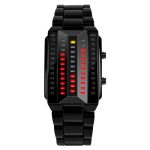 SKMEI 1013 LED Waterproof Watch Side Creative Couple Electronic Watch - Image 2