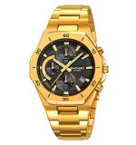 SKMEI 2452  Fashion Sports  Stainless Steel Waterproof Men's Quartz Watch - Image 4