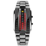 SKMEI 1013 LED Waterproof Watch Side Creative Couple Electronic Watch