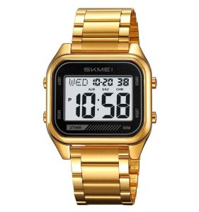 Skmei 2478 Sports Digital  Waterproof 30 Meters Wristwatch  Stainless Steel Strap - Image 2