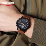 SKMEI 2468 Analog Quartz Alloy Case 20mm Silicone Strap 3BAR Cartoon Antique Business Casual Watch - Image 7