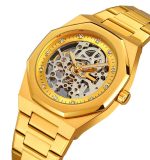 SKMEI M034  Business Mechanical  Stainless Steel  Waterproof Automatic Display Watch - Image 3