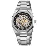 SKMEI M034  Business Mechanical  Stainless Steel  Waterproof Automatic Display Watch