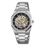 SKMEI M034  Business Mechanical  Stainless Steel  Waterproof Automatic Display Watch