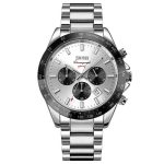 Skmei 9259 Fashion Quartz Chronograph  Stainless Steel Luxury Watch - Image 3