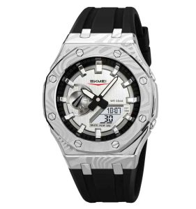 Skmei 2471 Sports Digital Dual Movement Waterproof 50 Meter Fashion  Wristwatch