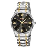 SKMEI 9369 Luxury Business  Waterproof Luminous Date Week Quartz Men's Watch