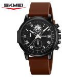 SKMEI 2468 Analog Quartz Alloy Case 20mm Silicone Strap 3BAR Cartoon Antique Business Casual Watch - Image 5