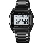Skmei 2478 Sports Digital  Waterproof 30 Meters Wristwatch  Stainless Steel Strap