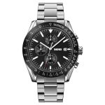 SKMEI 9253 Fashion Business Stainless Steel Waterproof Chronograph Quartz Watch for Men