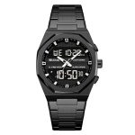 SKMEI 2624 Analog Digital Countdown Men Three Time Quartz Wristwatch  - Image 2