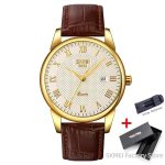 SKMEI 9058 Business Quartz Men Waterproof Leather Strap Watch - Image 6
