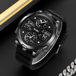 SKMEI 2212 Dual Time Zone Men's Digital Sports  Led Waterproof  Wristwatch - Image 5