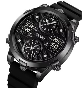 SKMEI 2212 Dual Time Zone Men's Digital Sports  Led Waterproof  Wristwatch - Image 6