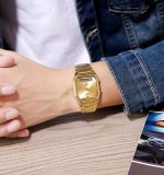 SKMEI 2258 New Version Good Quality Metal Watch Steel Band Waterproof Man LED Watch - Image 5