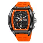 SKMEI 2601 Cyberpunk Style Digital Large Face Dual Display Sport Watch  - Image 3