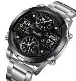 SKMEI 2212 Dual Time Zone Men's Digital Sports  Led Waterproof  Wristwatch - Image 4